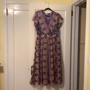 Beautiful J Peterman dress from India